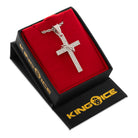 Crown of Thorns Wrapped Cross Necklace  in  by King Ice