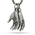 Hands of Openness Necklace  in  26" / Stainless Steel Mens Chains