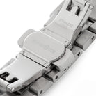 Iced Melrose Watch: Silver Case / White Dial  in  by King Ice