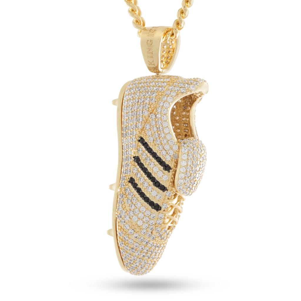 Iced Striker Cleat Necklace  in  by King Ice