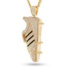 Iced Striker Cleat Necklace  in  by King Ice