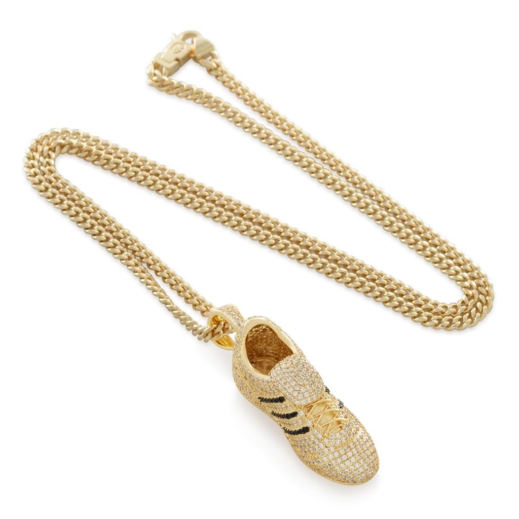 Iced Striker Cleat Necklace  in  by King Ice
