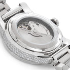Iced Sunset Automatic Watch: Silver Case / Frost Dial  in  by King Ice