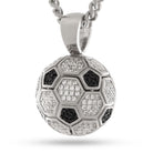 Iced World Match Ball Necklace  in  by King Ice