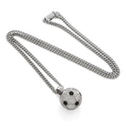 Iced World Match Ball Necklace  in  by King Ice