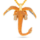 King Ice | Pokémon - Charizard Necklace  in  2.2" by King Ice