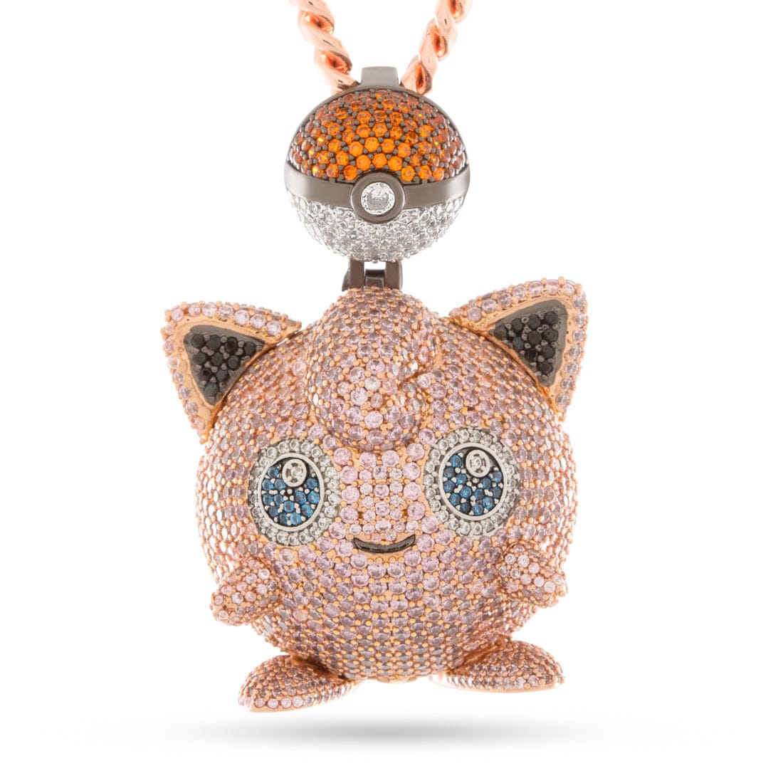 King Ice | Pokémon - Jigglypuff Necklace  in  2" by King Ice