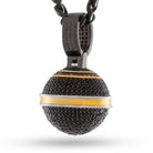 King Ice | Pokémon - Luxury Ball Necklace  in  Black Gold / 1.1" by King Ice