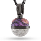 King Ice | Pokémon - Master Ball Necklace  in  Black Gold / 1.1" by King Ice