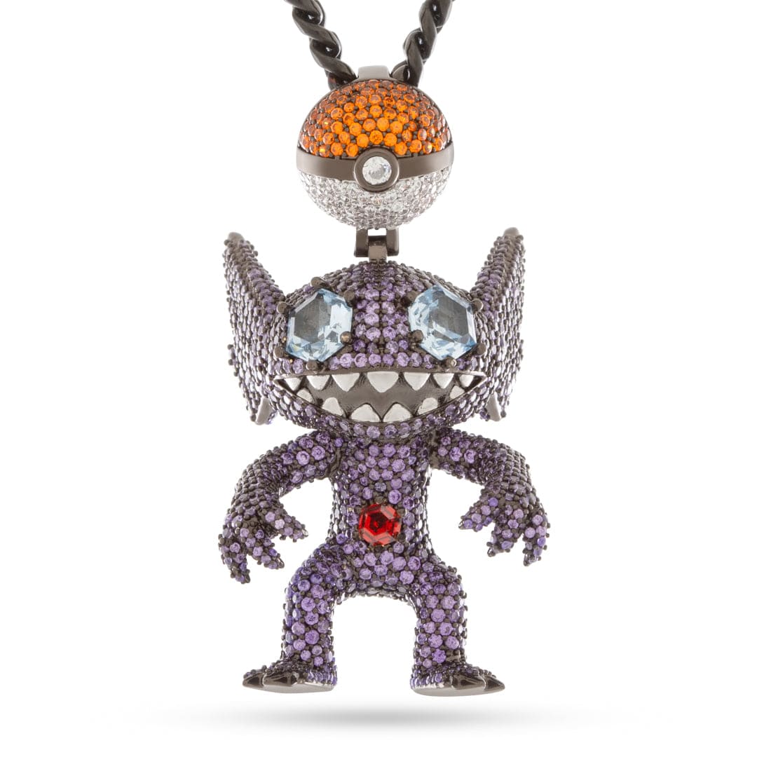 King Ice | Pokémon - Sableye Necklace  in  2.3" by King Ice
