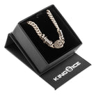 Liquid Death x King Ice - 8mm Skull Bracelet  in  White Gold / 8" by King Ice