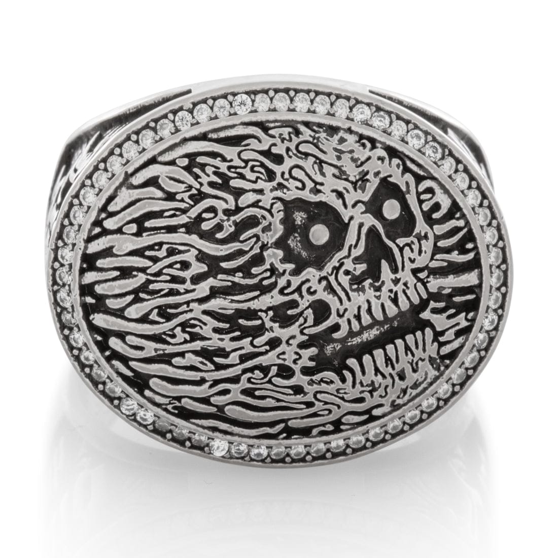 Skull Ring | Liquid Death Jewelry | King Ice