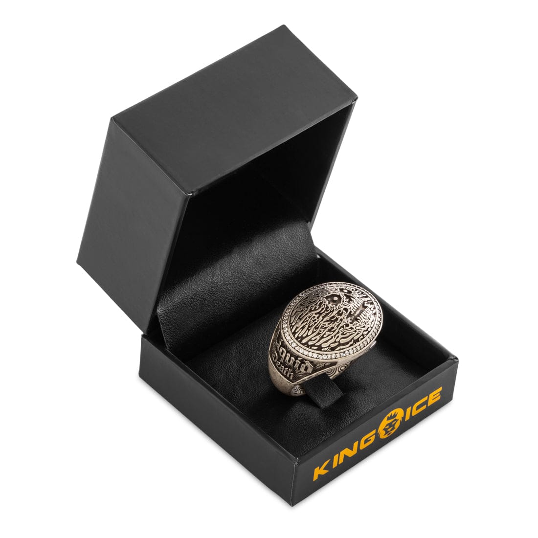 Skull Ring | Liquid Death Jewelry | King Ice