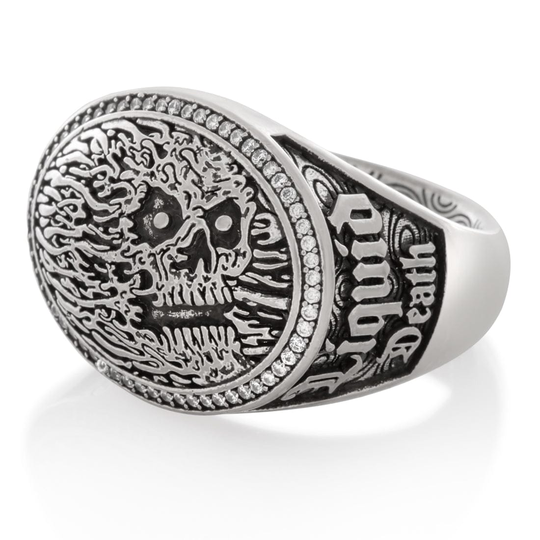 ロ*ン様 LIQUID scull & snake ring Argent Gl Skull Ring | Liquid Death Jewelry | King Ice