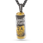 Liquid Death x King Ice - Sparkling Water Can Necklace  in  Black Gold / 1.5" by King Ice