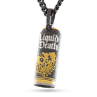 Liquid Death x King Ice - Sparkling Water Can Necklace  in  Black Gold / 1.5" by King Ice