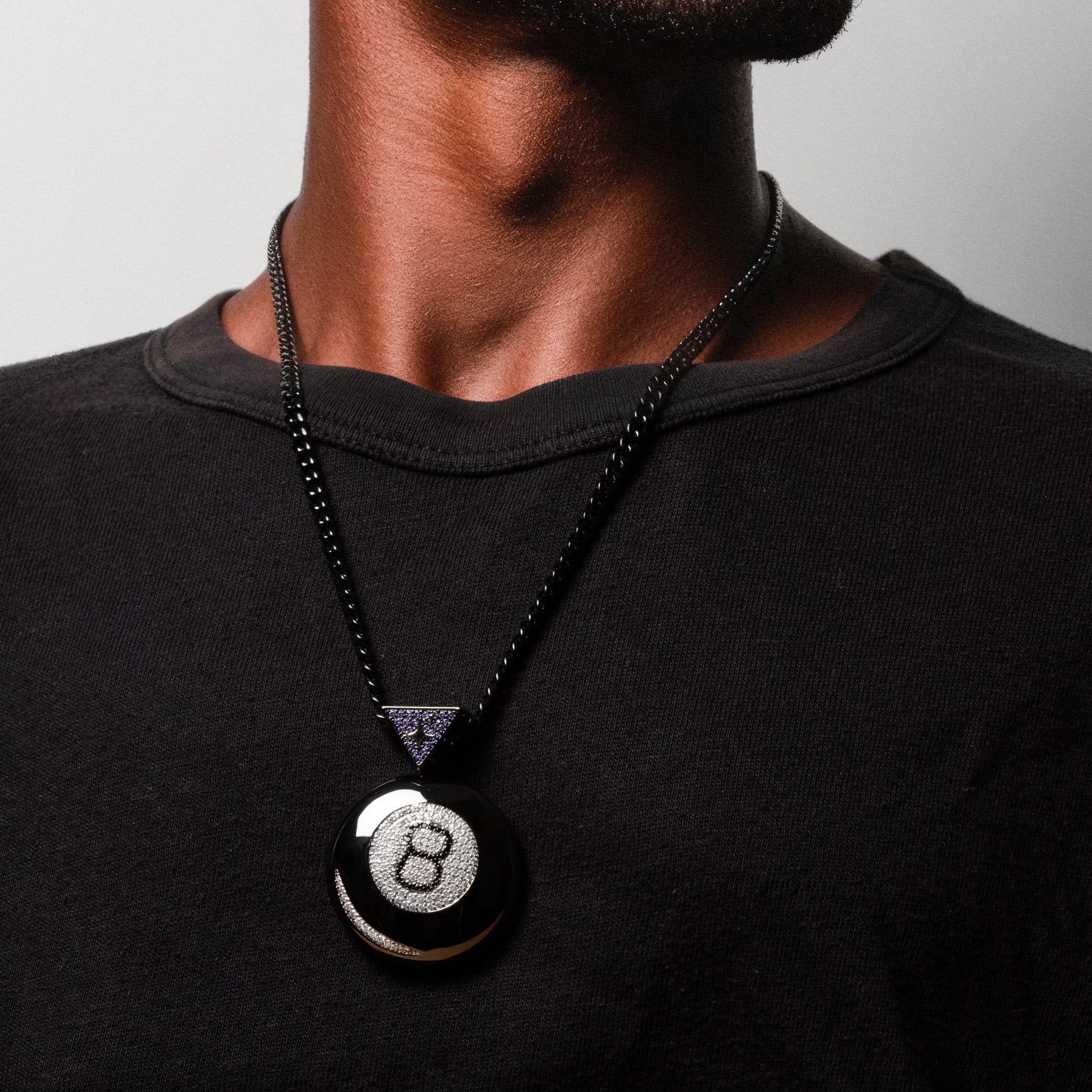 Magic 8 Ball x King Ice - Magic 8 Ball Necklace  in  by King Ice
