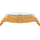 Melrose Automatic Watch: Gold Case / Powder Blue Dial  in  by King Ice