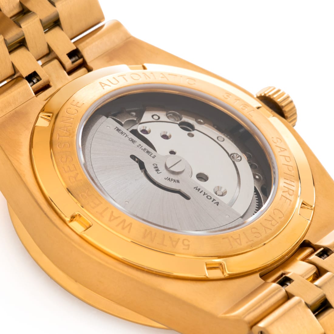 Melrose Watch: Gold Case / Blue Dial  in  by King Ice
