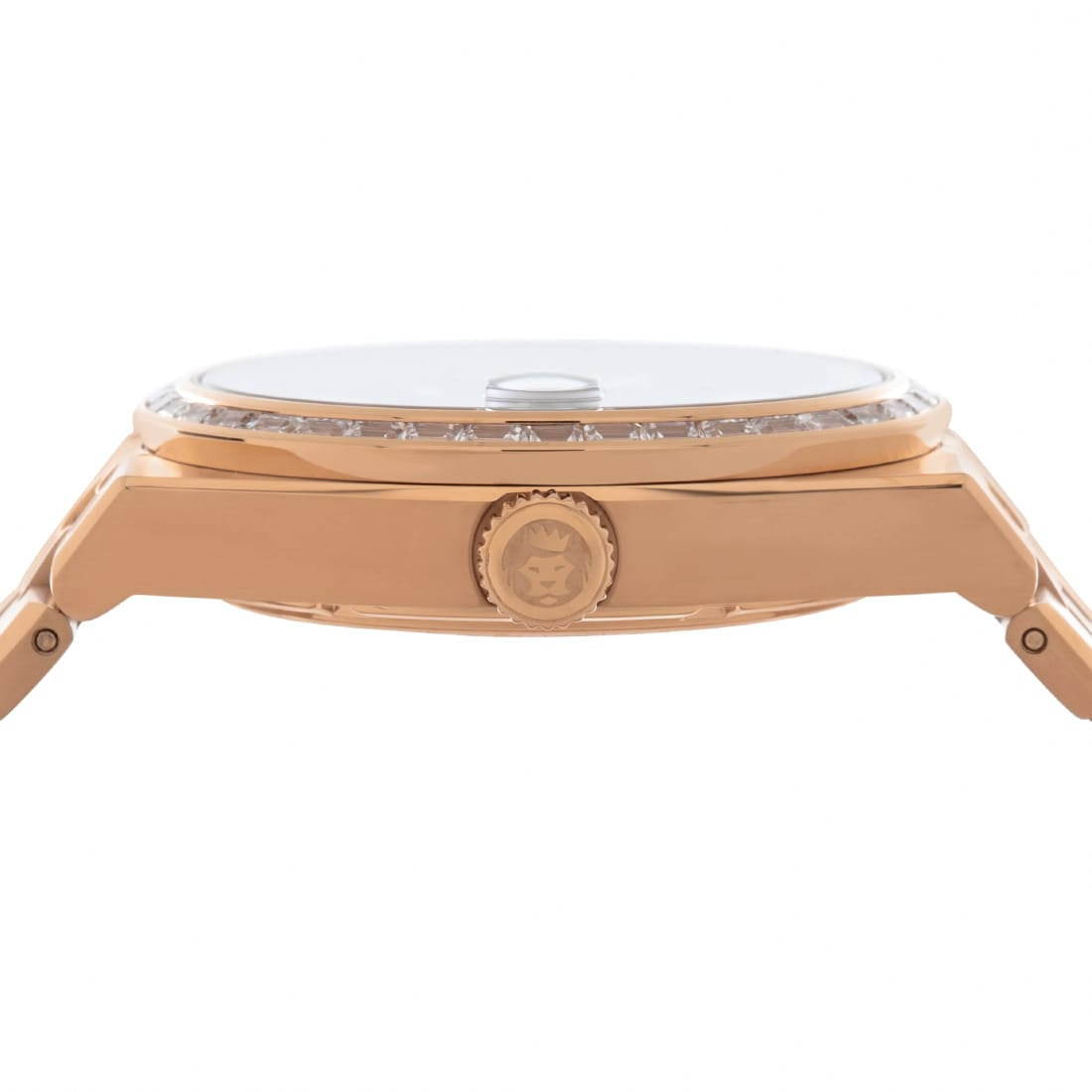 Melrose Watch: Rose Case / Chocolate Dial  in  by King Ice