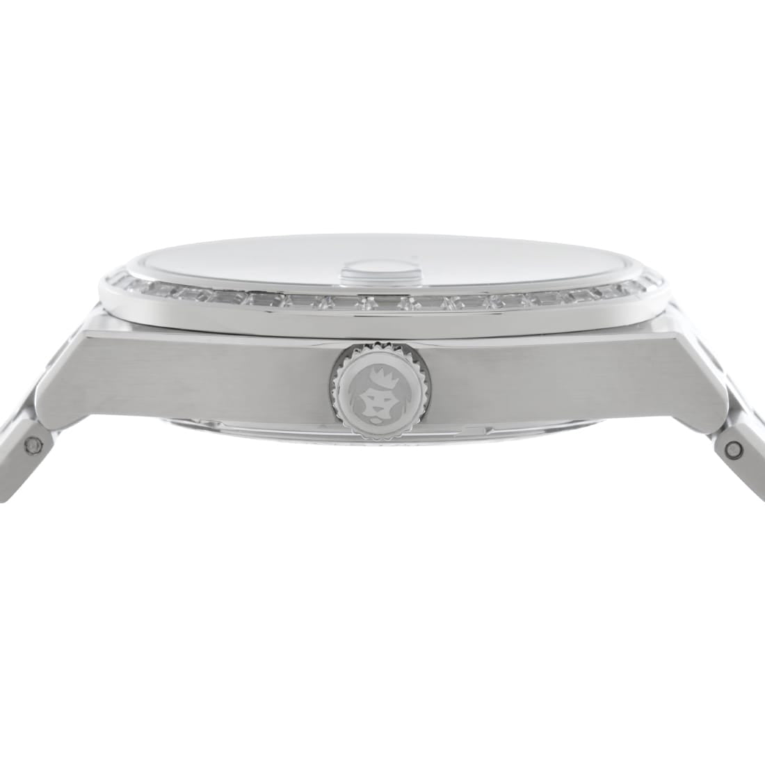 Melrose Watch: Silver Case / White Dial  in  by King Ice