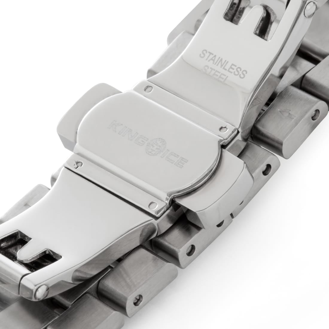 Melrose Watch: Silver Case / White Dial  in  by King Ice