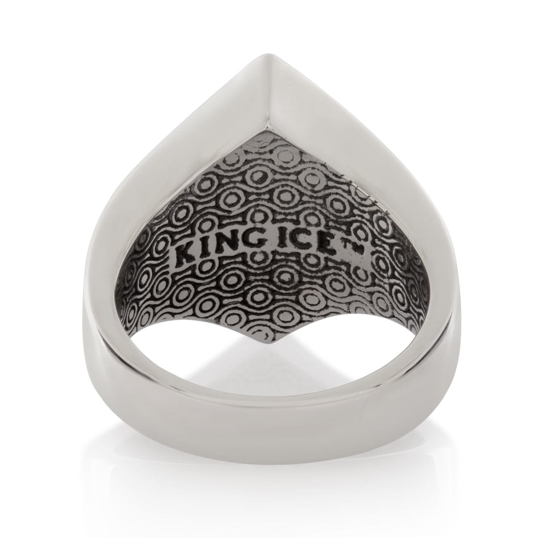 Moto Fleur De Lis Ring  in  by King Ice