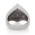 Moto Fleur De Lis Ring  in  by King Ice