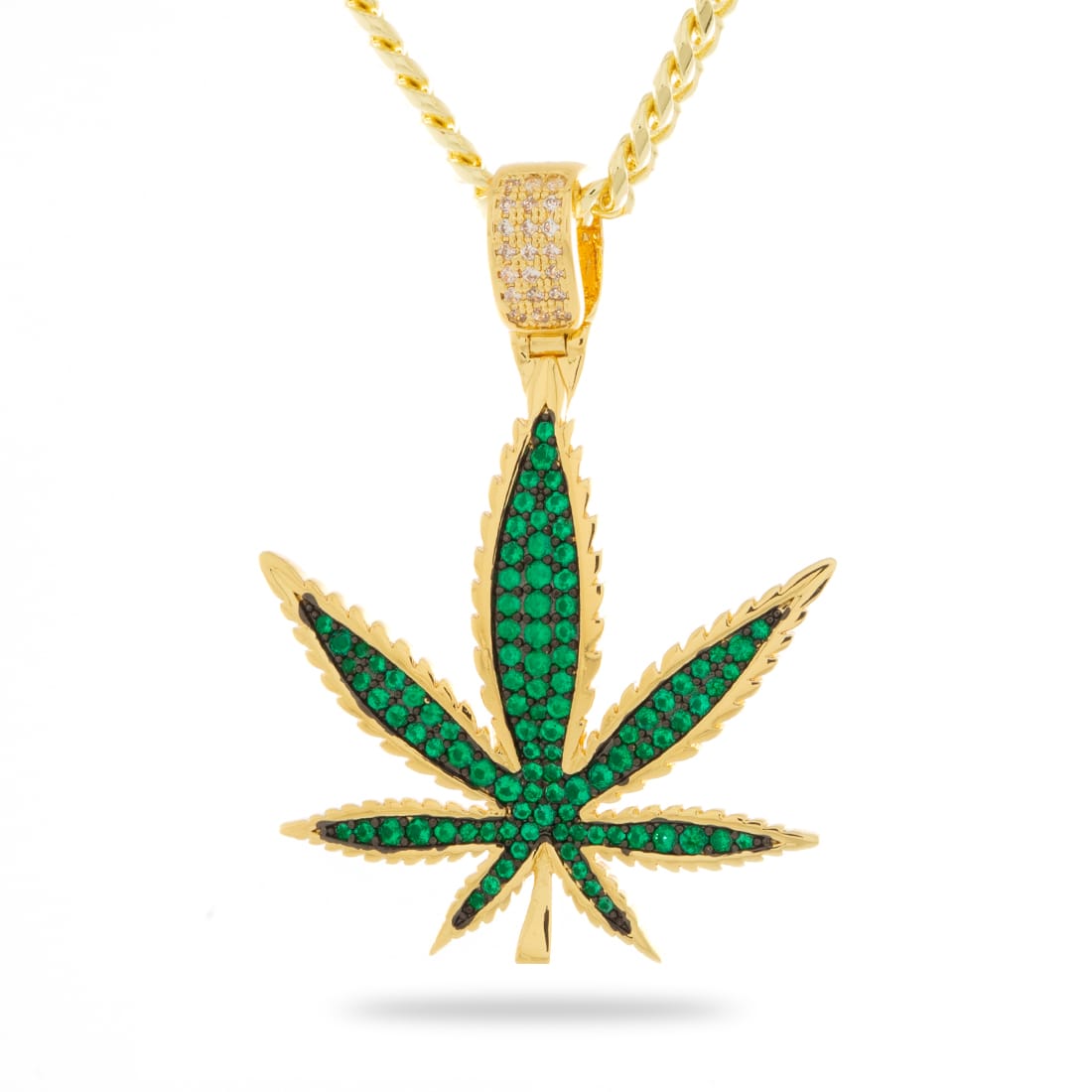 NEW CANNABIS NECKLACE  in  by King Ice
