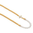 Pearl of Wisdom Cross Chain  in  Mens Chains