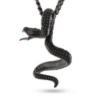 Pit Viper Necklace  in  2.1" / Black Gold by King Ice