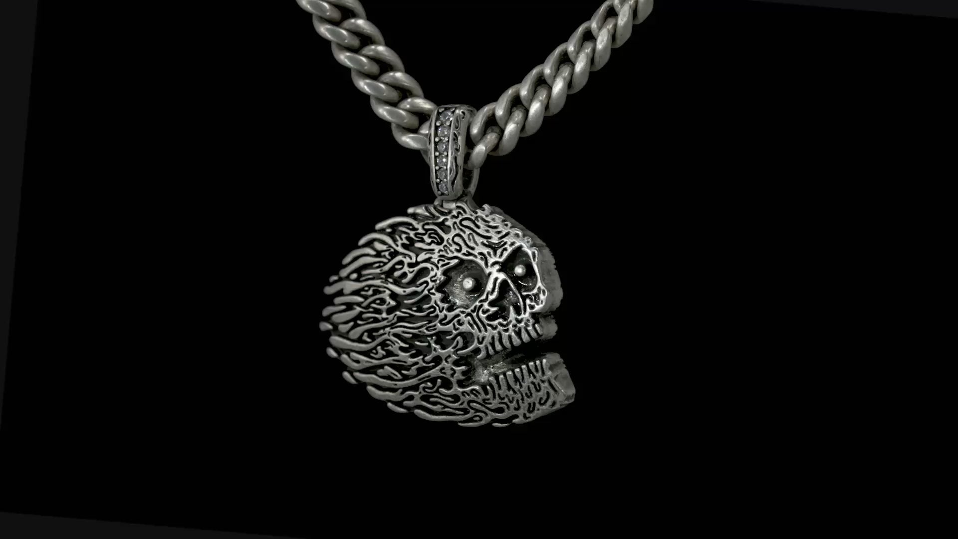 Skull Necklace | Liquid Death Jewelry | King Ice