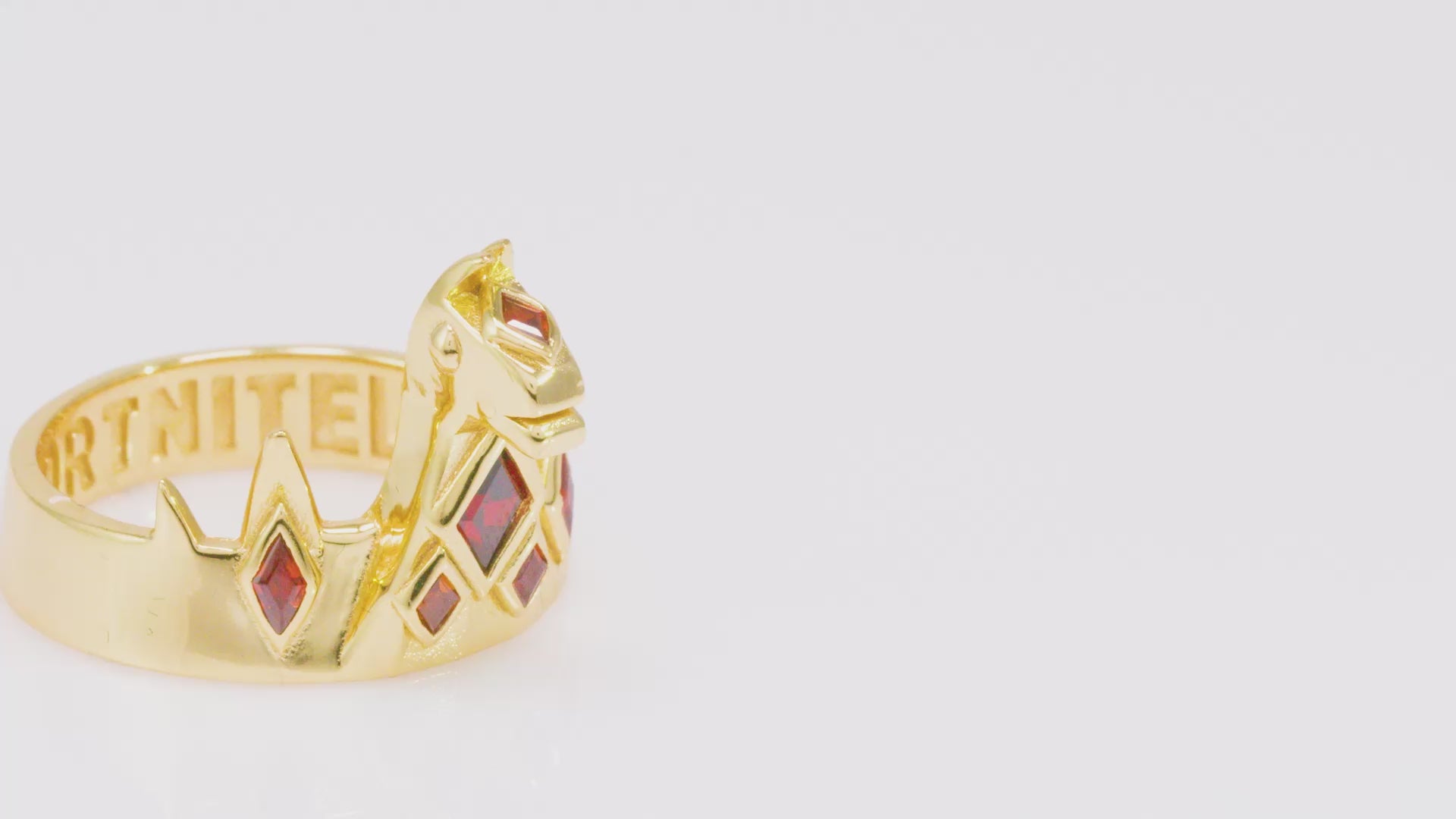 King crown ring gold top