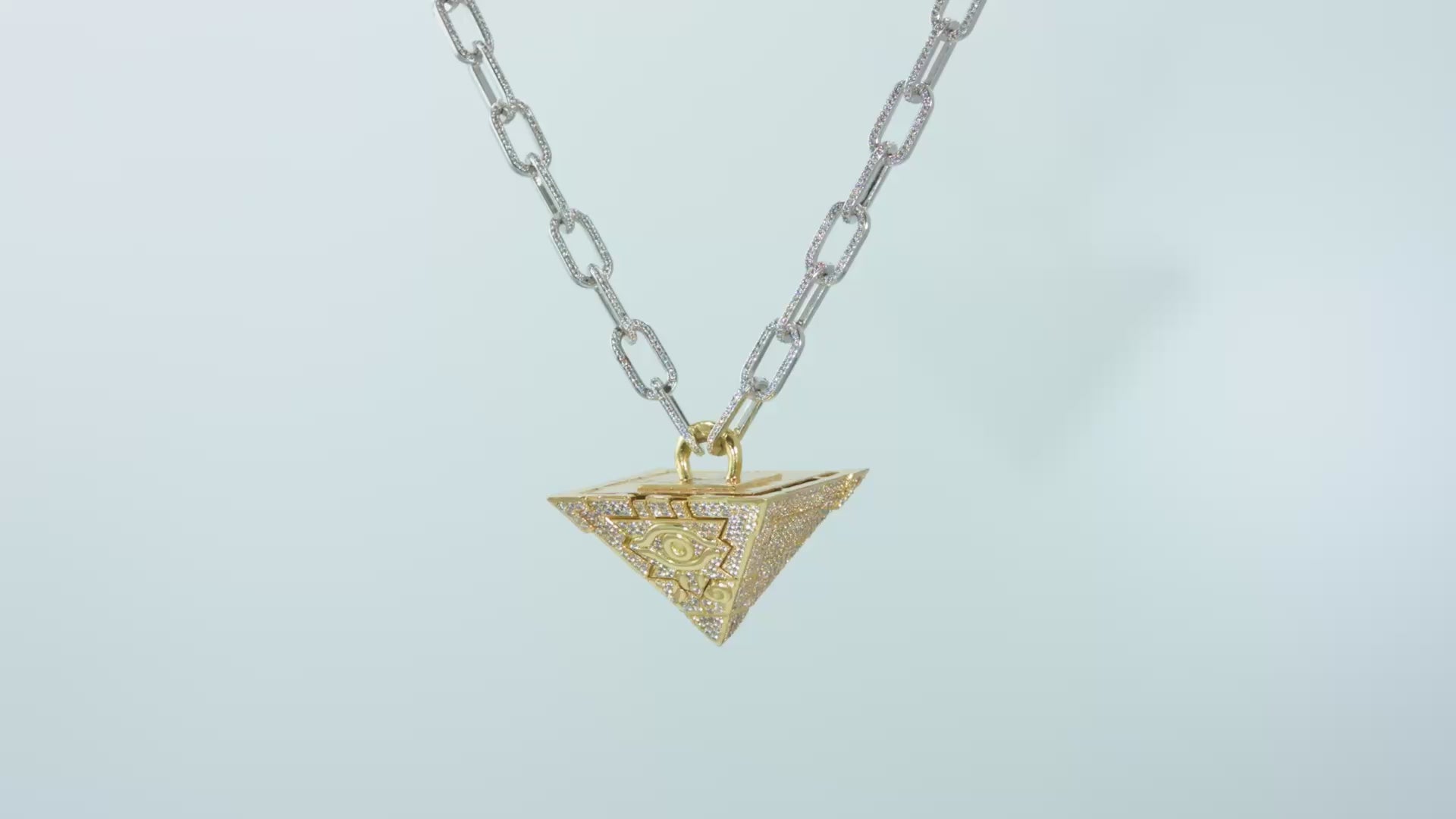 LE Iced Millennium Puzzle Necklace | Yu-Gi-Oh! Jewelry
