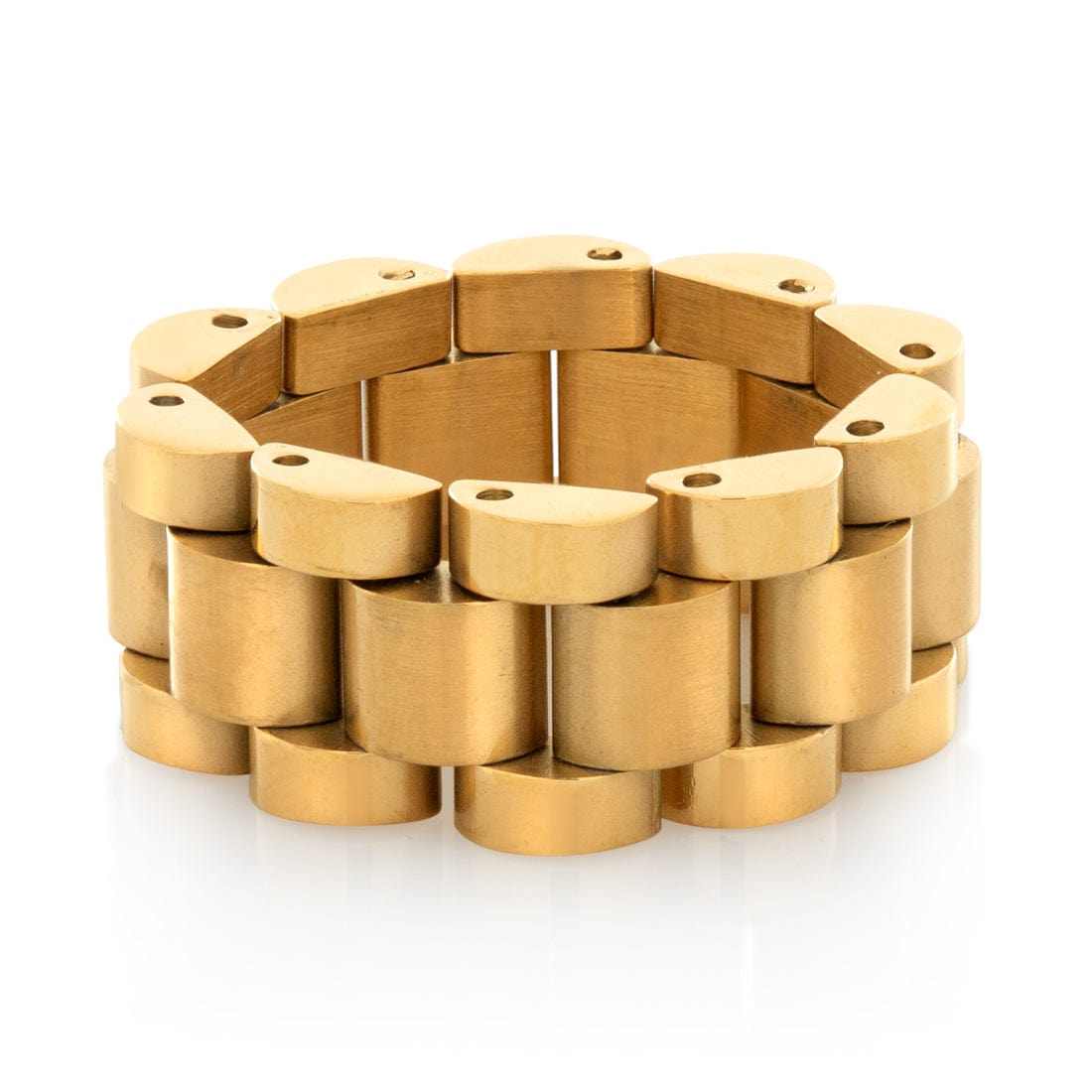 Rollie Link Ring Hip Hop Rings King Ice