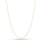 Solid Gold 1mm Box Chain  in  14K Gold / 16" Mens Chains