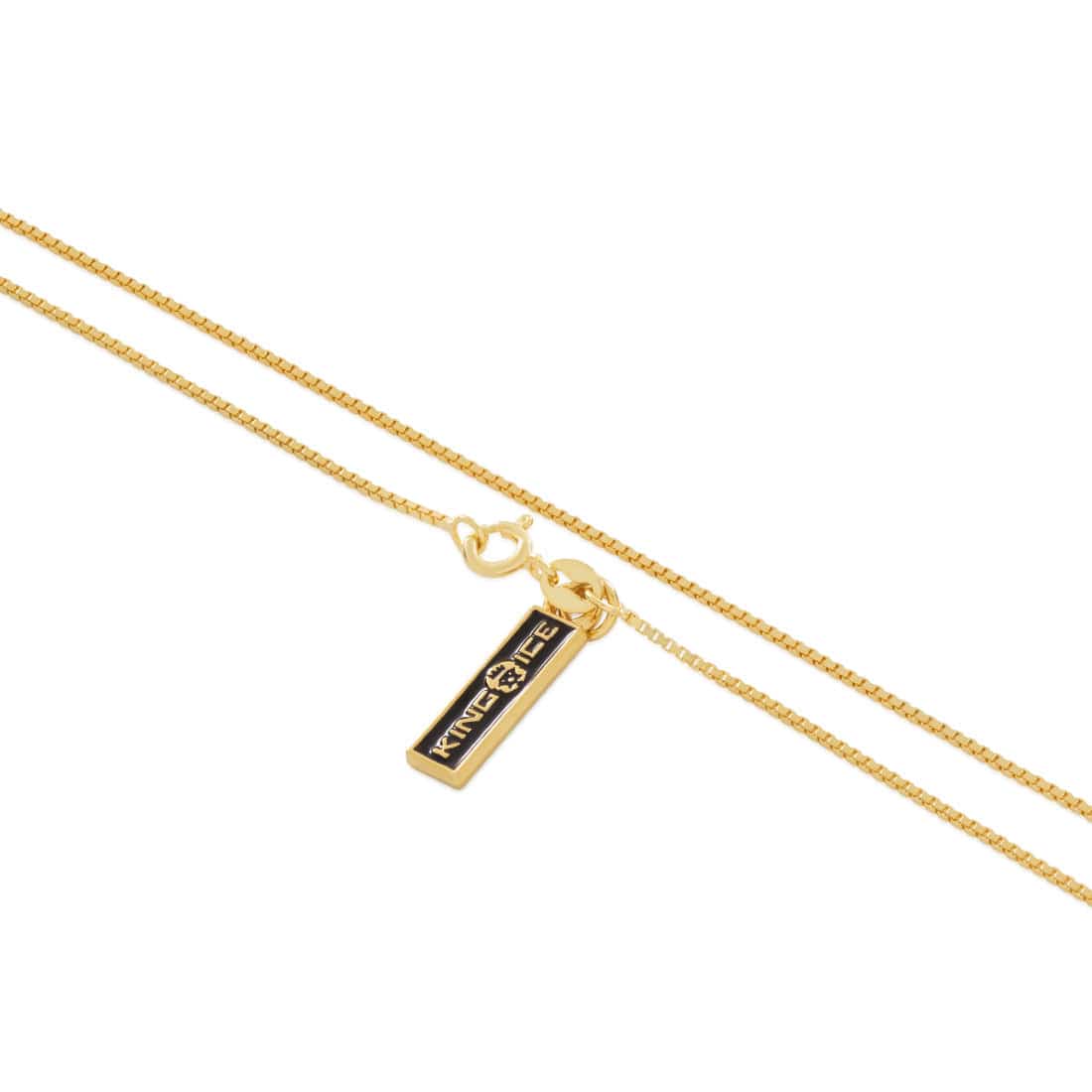 Solid Gold 1mm Box Chain  in  Mens Chains