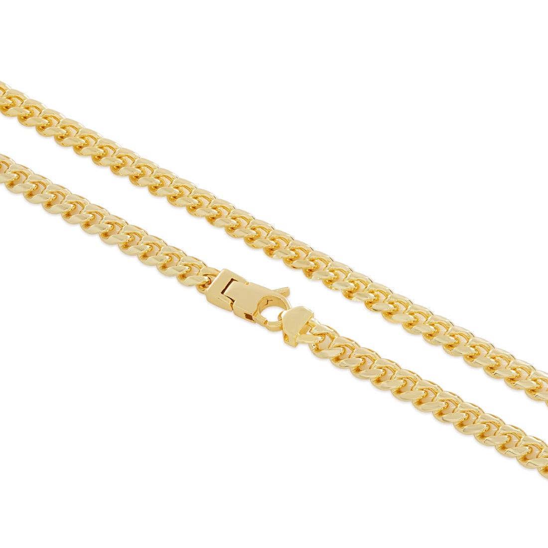 Real 10K Yellow Gold 5mm Miami Cuban Link Chain Necklace Chain Real 10K Yellow Gold 5mm Miami Cuban Link Chain Necklace Chain