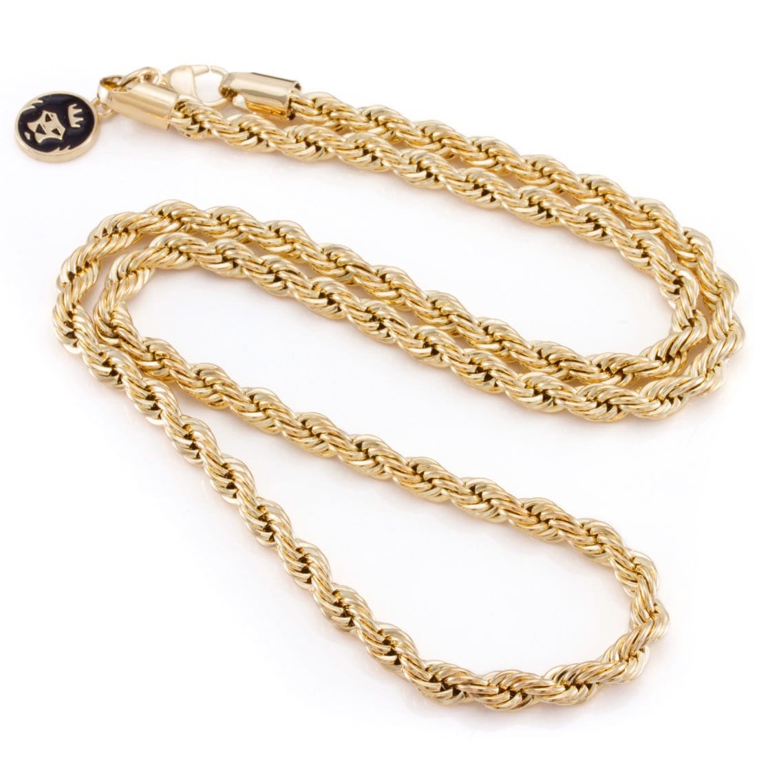 Solid Gold 5mm Rope Chain Hip Hop Jewelry King Ice