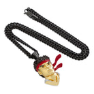 Street Fighter x King Ice - Ryu Necklace  in  2.1" by King Ice