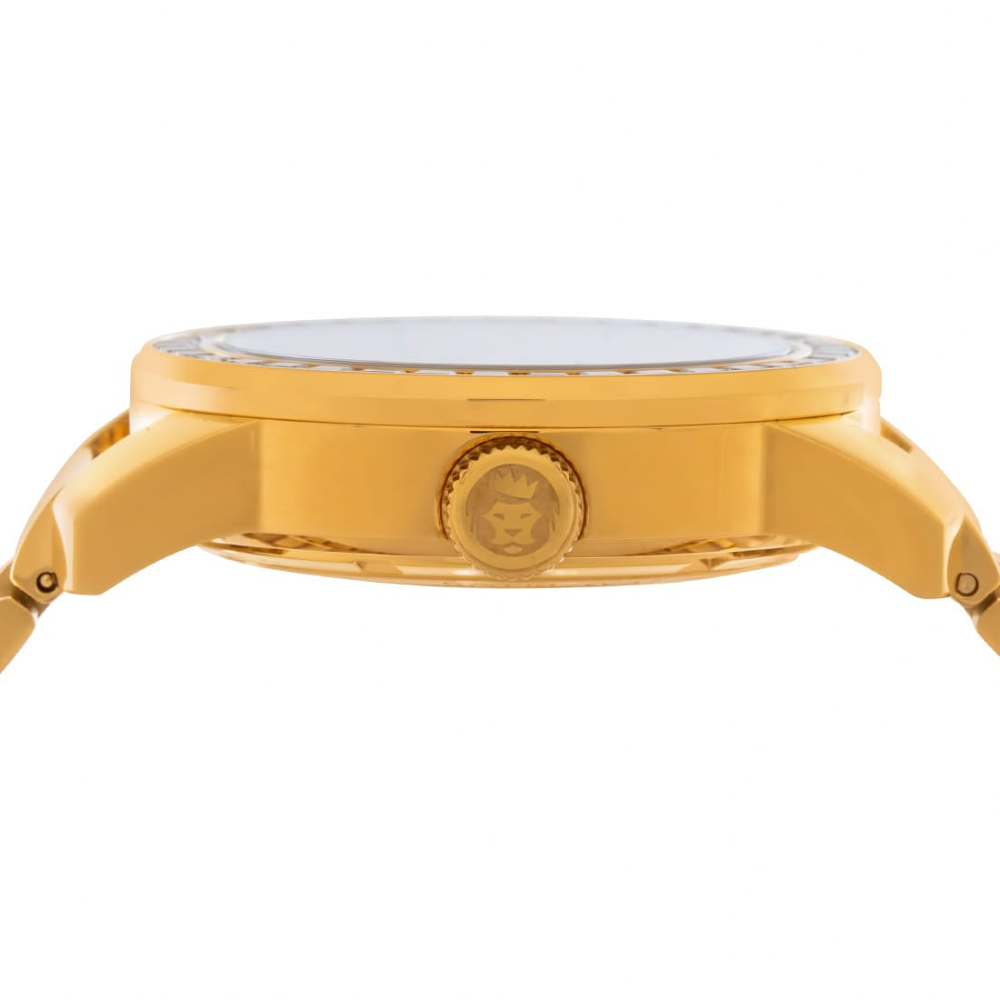Sunset Automatic Watch: Gold Case / Cobalt Dial  in  by King Ice