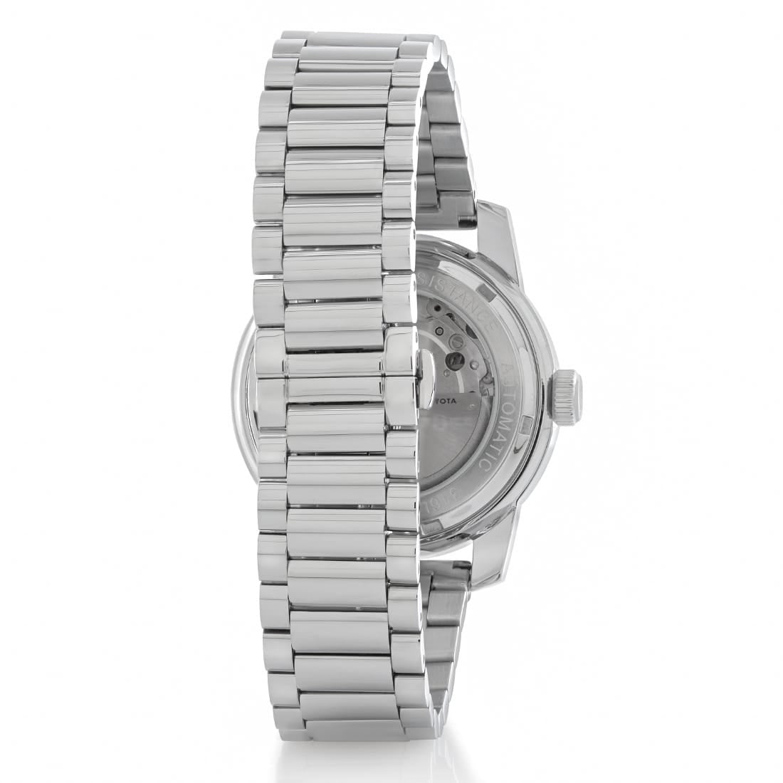 Sunset Automatic Watch: Silver Case / Forest Dial  in  by King Ice
