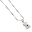 Teddy Bear Necklace  in  by King Ice