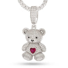 Teddy Bear Necklace  in  by King Ice