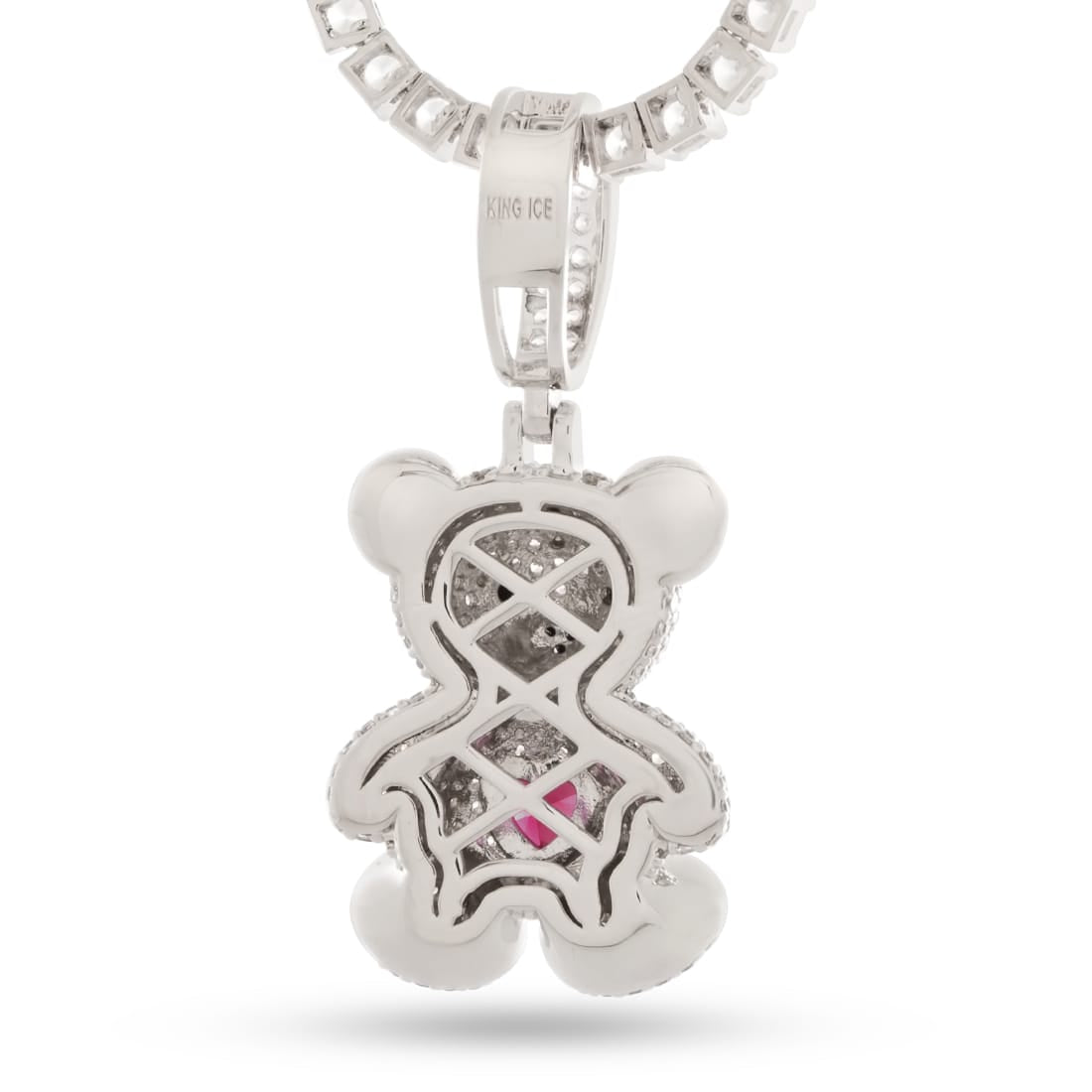 Teddy Bear Necklace  in  by King Ice