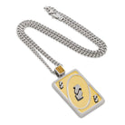 UNO x King Ice - Reverse Card Necklace  in  2.5" by King Ice