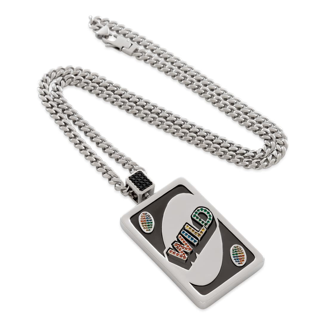 UNO x King Ice - Wild Card Necklace  in  2.5" by King Ice