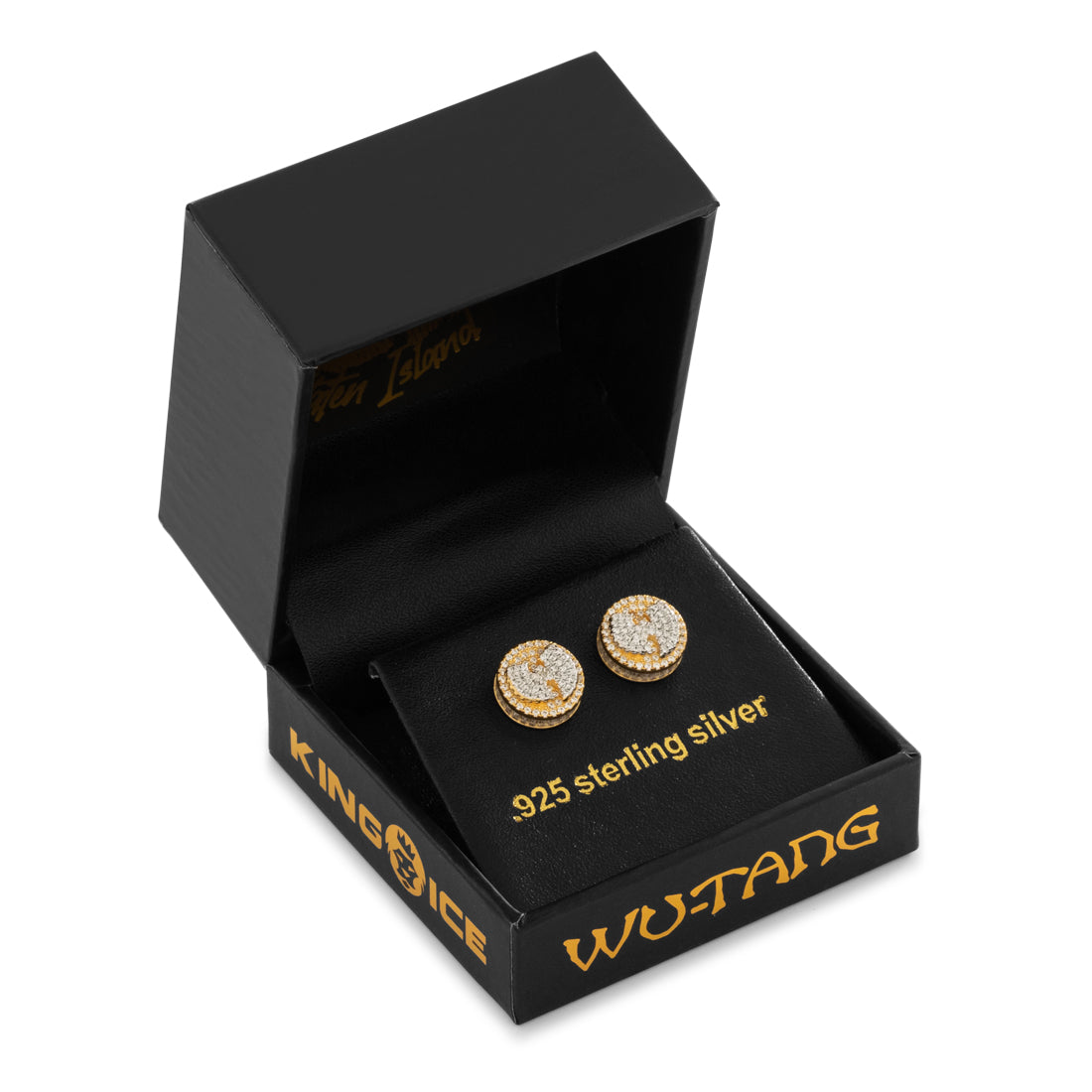 Wu-Tang x King Ice - 10mm Wu-Tang Logo Earrings