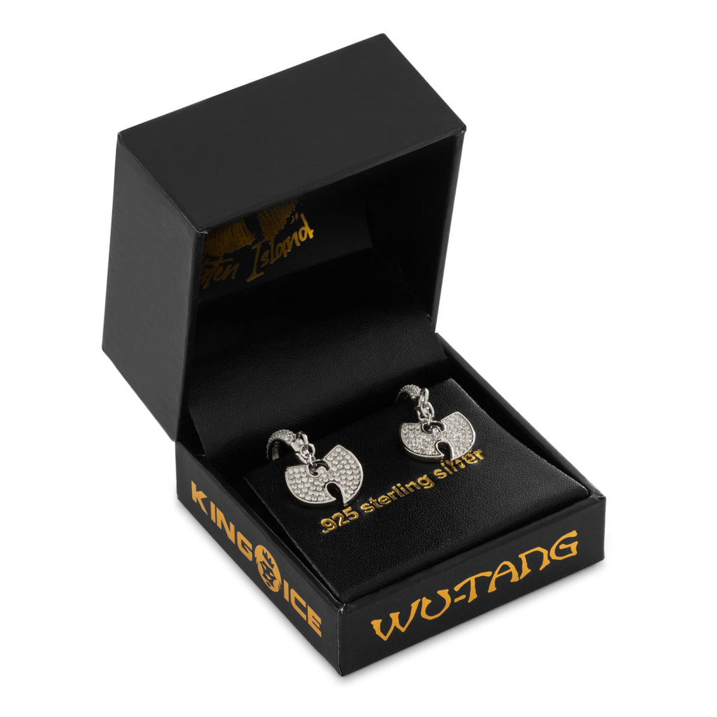 Wu-Tang x King Ice - 14mm Wu-Tang Hanging Logo Earrings