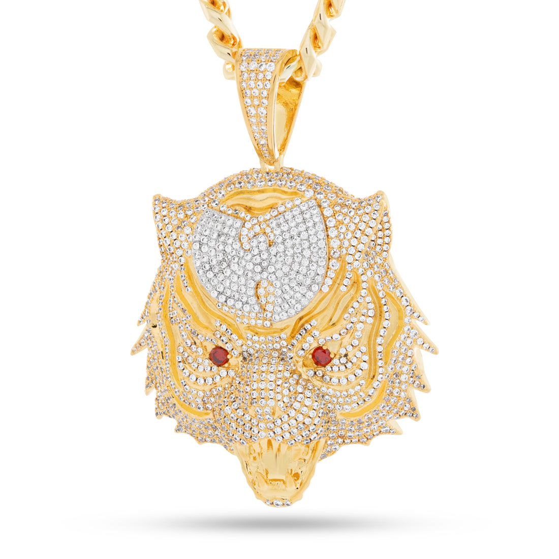 Tiamat Tiger Pendant Gold Necklace| Boho Betty
